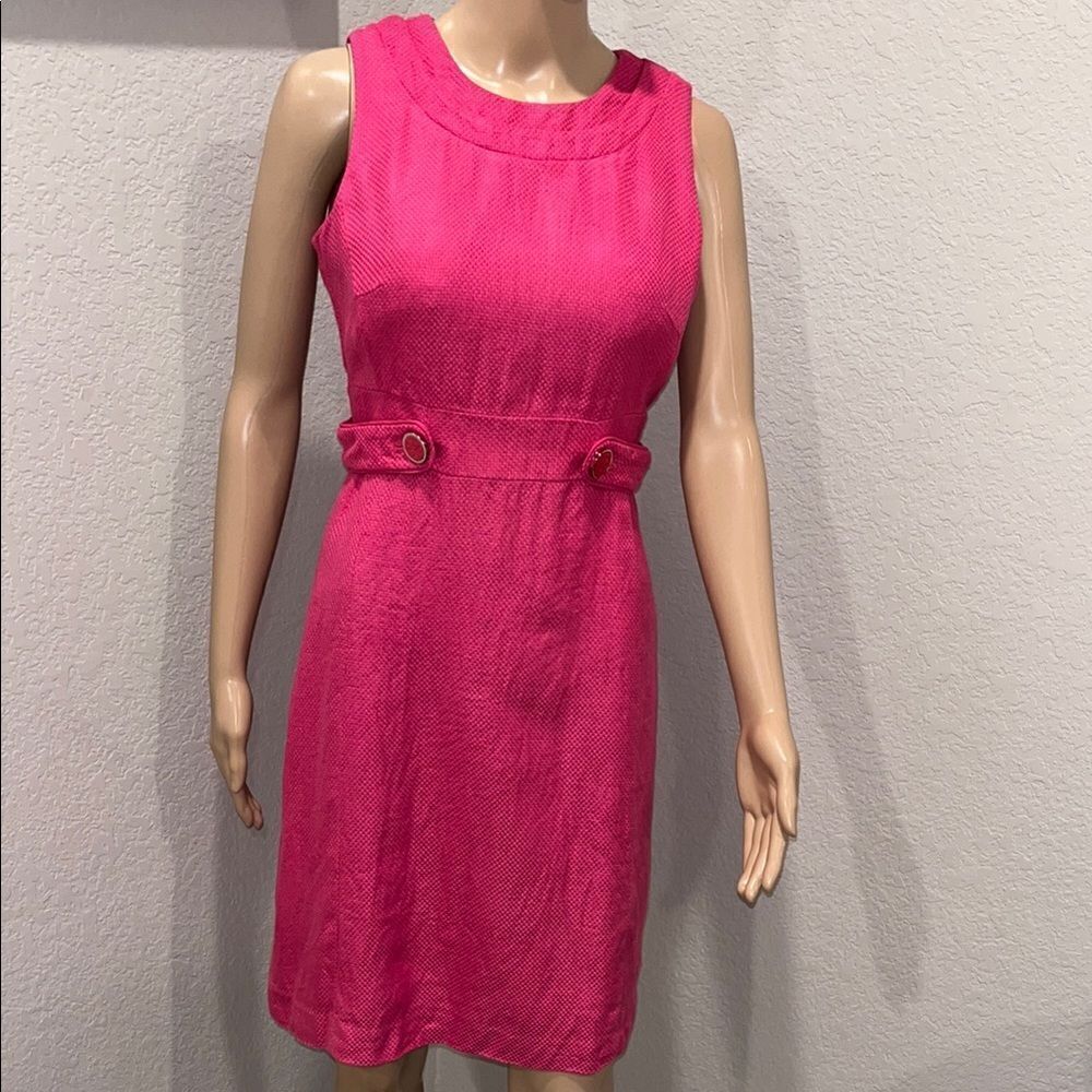 Tory Burch Pink Sheath Midi Dress for Cocktail Events